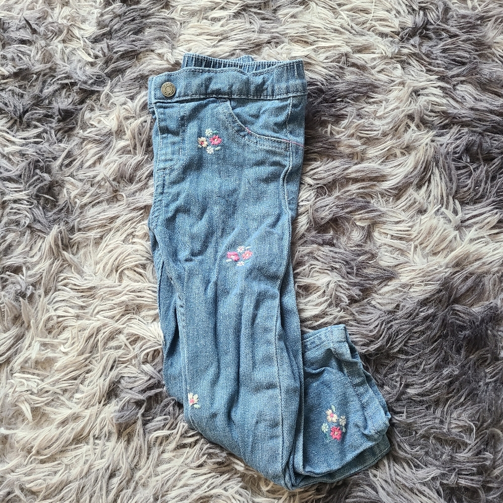 Carter's Baby Girl Snap Button Jeans